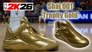 NBA 2K26 Shoe Creator - SHAI 001 Trophy Gold
