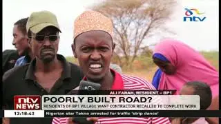 Mandera residents accuse local contractor of leaving open trenches