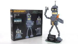 Brickcraft Futurama Bender brick-built figure review! #NotSponsored