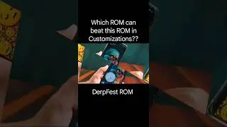 DerpFest ROM full of cool customizations #customrom #shorts #android13 #derpfest #customization