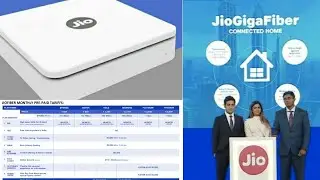 Jio Giga Fiber All Plan Details | Free 4k TV detail | Total 6 Plans Detials