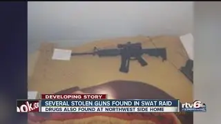 Several stolen guns found in SWAT raid