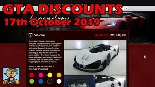 GTA Online Best Vehicle Discounts (17th October 2019) - GTA 5 Weekly Car Sales Guide №8