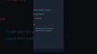 Hacker Rank | Tree Inorder Traversal | C++