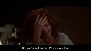 Thomas Crown Affair 1999 - You're not boring, I'll give you that
