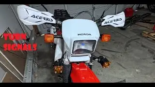 XR 650L Turn Signal Change and Headlight Upgrade
