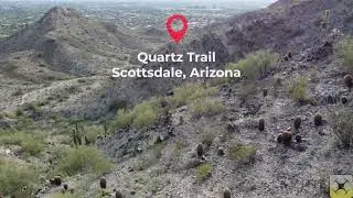 Epic Drone Adventure: Exploring The Famous Quartz Trail in Scottsdale, Arizona #drone #dronenature