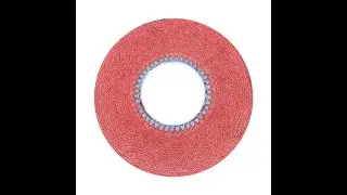 Produce process of plane sisal polish buffs with iron ring