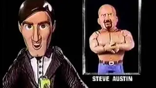 Celebrity Deathmatch: Steve Austin vs Vince McMahon (For educational appearances) #wrestling #celeb