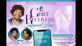 The COGIC Mothers came to GCIAN! Topic: 'Grief Recovery Support Line'