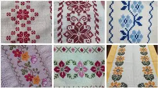 #1 Stunning & Elegant Cross stitch patterns/Charsuti Embroidery Design Ideas Hand made Embroidery