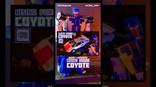 Rising Force RF-L04 COYOTE Stunticon Breakdown Review #transformers #actionfigures #shorts
