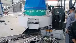 Plastic Garbage Derived Fuel Rdf Briquette Press Machine  #Oldclothesdisposal #rdf