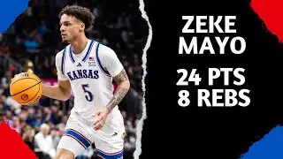 Zeke Mayo Highlights vs. UCF | 3/12/25 | 24 Pts, 8 Rebs