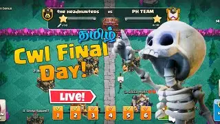 🔴தமிழ் Clash Of Clans | CWL Day - 7 | Players Recruiting & Base Visit #coc #tamil #live