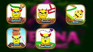 Draw to smash,Smash Puzzles, Logic puzzles Draw,Slice to Smash, Smash the Eggs &mdash; EPIC GAMEPLAY 🔥