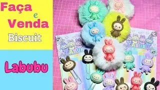 Como fazer Labubu em Biscuit  |Moldes  Ateli&ecirc; Dinah Flor