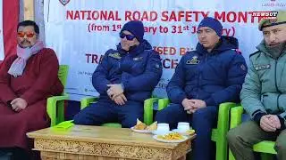 Promoting safe roads, Traffic Police Ladakh mark road safety month