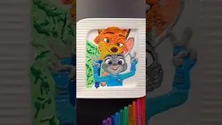 Zootopia Color Mystery Reveal(Part 32) #zootopia  #colormixing  #satisfyingart  #viralshorts #shorts