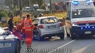 Ardenno, incidente stradale. 6 coinvolti, traffico impazzito