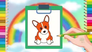 How to Draw a Dog 🐶 | Easy Dog Drawing Step by Step for Kids & Beginners
