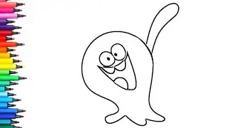 Lamput Cartoon Character Drawing, Painting & Colouring for Kids and Toddlers_ Child Art 