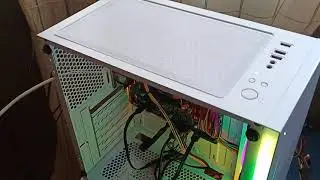 White Computer Casing
