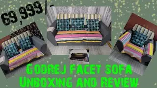 Godrej facet sofa Unboxing and Review || Godrej Interio|| Godrej furniture