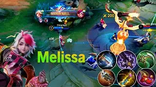 MELISSA BUILD AND EMBLEM 2025 NEW META  | Ektoplayz #mobilelegends #5vs5 #mlbb #ml#melissa  