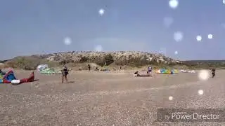 Cyprus kitesurfing,  just nice day )!