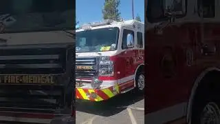 Maricopa Ambulance & Peoria Fire Medical Engine 191 On Scene