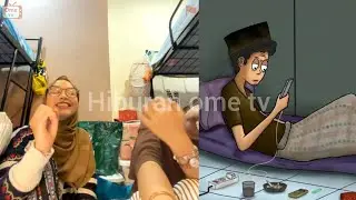 Prank ome TV ular kasur reaksi dua cewek cantik ini lihat ular kasur ku ful bar bar Malaysia #ometv 