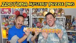 Disney Zootopia Character Connection Mystery Puzzle Pin Unboxing