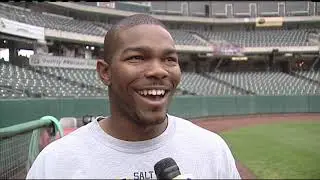 Howie Kendrick with the Salt Lake Bees