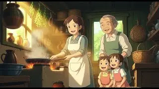 Life in a Quiet Village | Ghibli-Inspired Relaxing ASMR Film