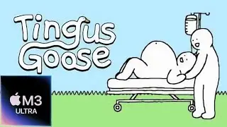 Tingus Goose on M3 Ultra 96GB | 4K at 60FPS