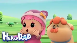 Don't drop the egg! | Hero Dad | Animated show for Kids | 1 Hour +