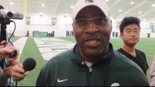 MSU WR Coach Terrence Samuel Camp Update