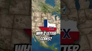Why US States Have Two-letter Symbols! #shorts #history #usa