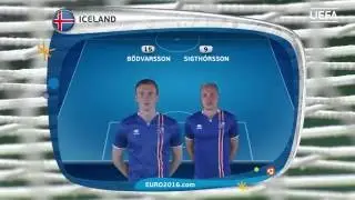 Iceland lineup v Portugal: UEFA EURO 2016