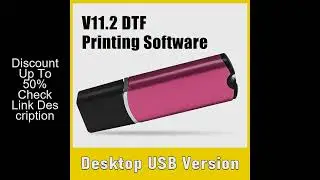 DTF Rip software Version V11.2 USB Dongle Driver Key Desktop Version DTF Printing Software For R1390