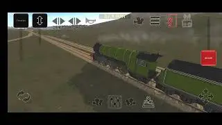 Flying Scotsman derail at train and rail yard simulator (not real life derail)