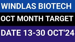WINDLAS BIOTECH STOCK LATEST NEWS UPDATES 13OCT'24/WINDLAS BIOTECH SHARE LATEST NEWS