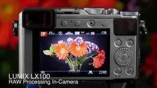 Panasonic - LUMIX Point and Shoot - DMC-LX100 - Как использовать обработку RAW в камере.
