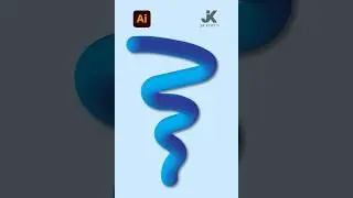 How to create 3d stroke effect in illustrator #illustrator #graphics #tutorial #adobe