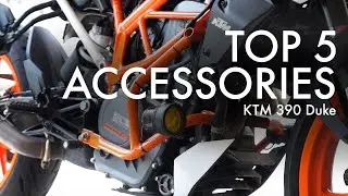 My TOP 5 accessories for the KTM 390 Duke
