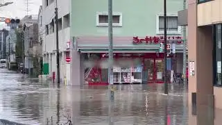 Кризис в Токио! Более 3000 человек эвакуированы из-за наводнения и сильного ветра в Японии!