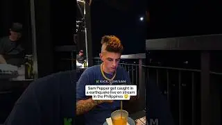Sam Pepper get caught in a earthquake live on stream in the Philippines 😲#clips #stream #sampepper