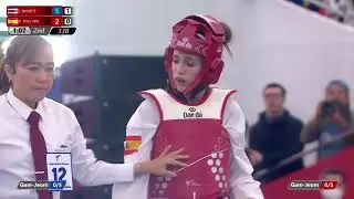 338 Semi Final Women  46kg CRC BASSETT Jaycee ESP DIAZ ARRIBAS Violeta