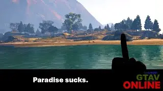 exploring the deserted beaches of GTA5 Online (zoiks)